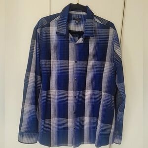 Alfani Men's Button Down Long Sleeve Shirt Size XL